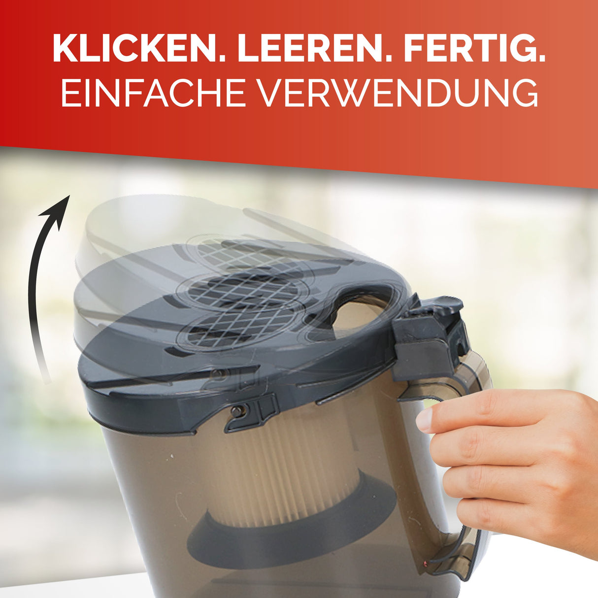 Dunlop Stofzuiger zonder Zak 700W - maximondo