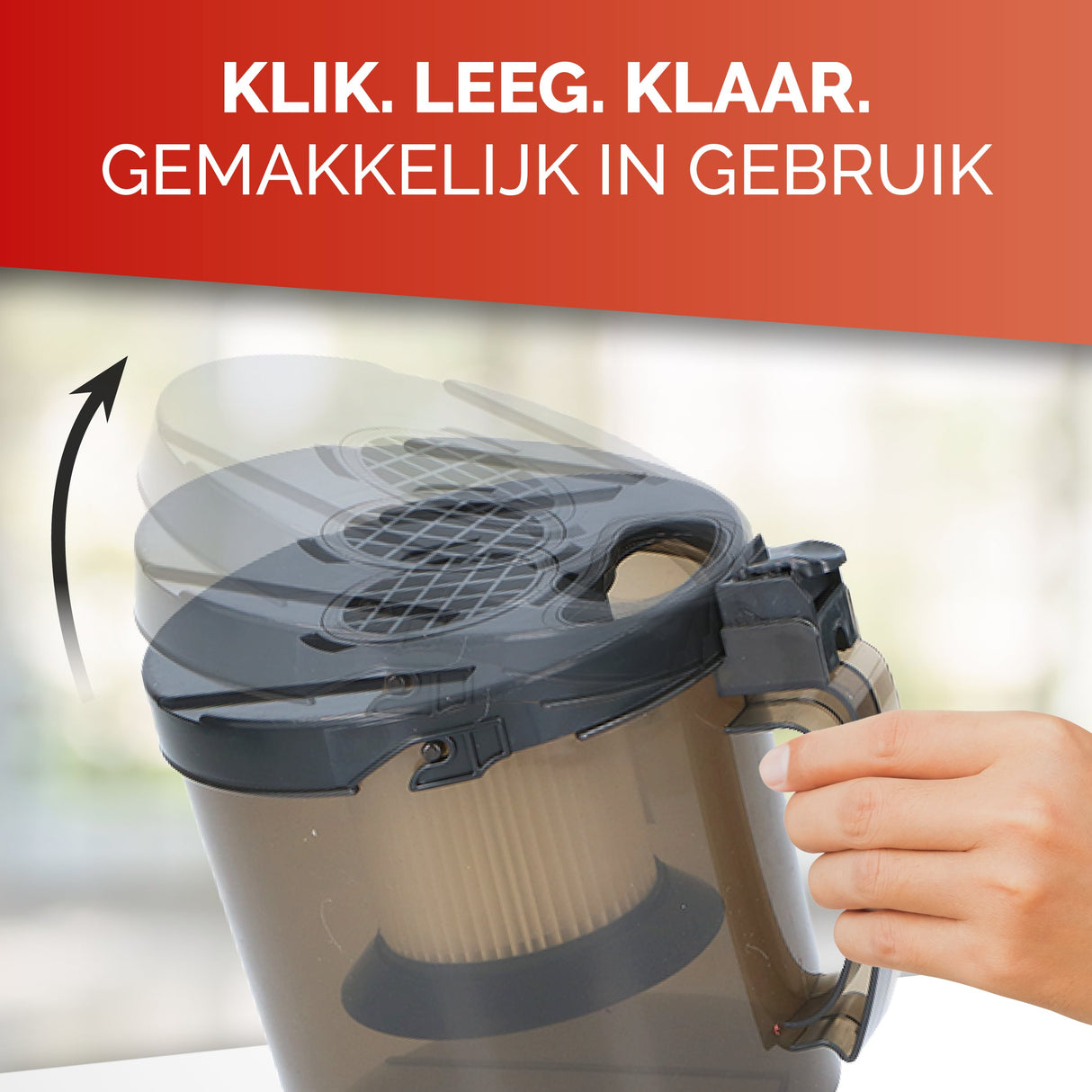 Dunlop Stofzuiger zonder Zak 700W - maximondo