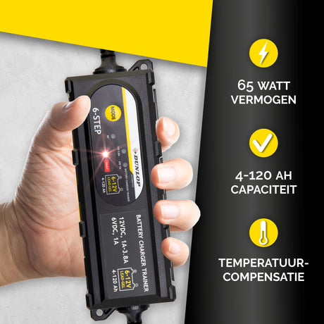 Dunlop Acculader 6/12 V - maximondo