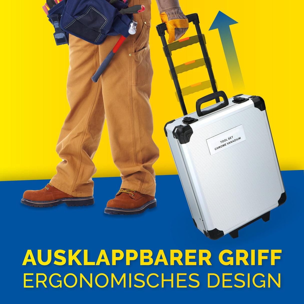 Kinzo handgereedschapset 187-delig - maximondo