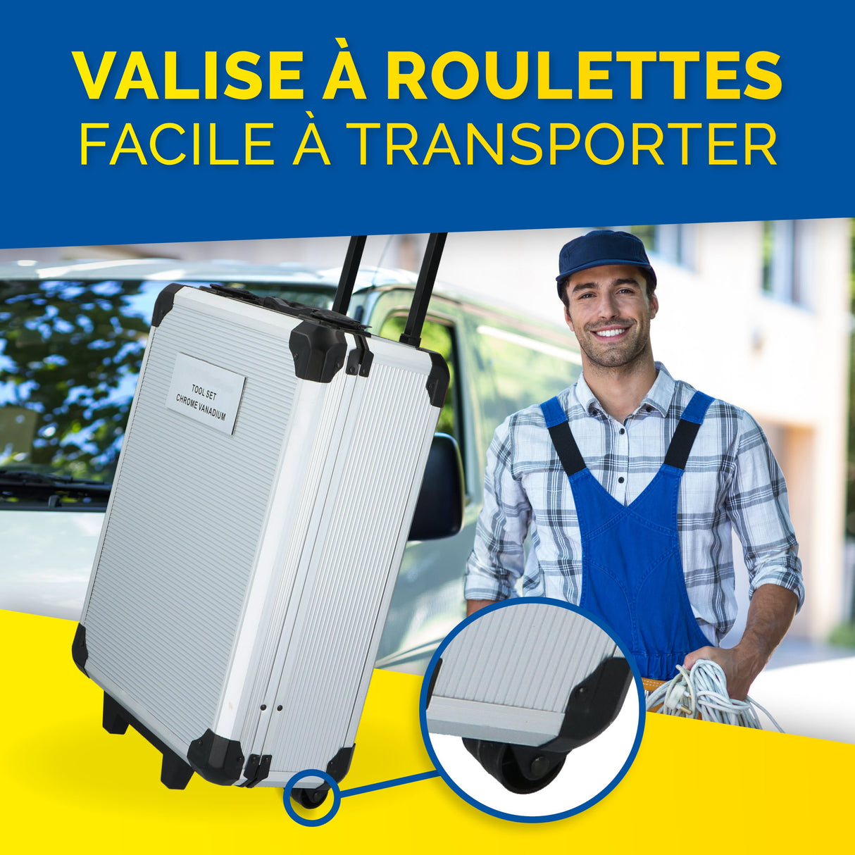 Kinzo handgereedschapset 187-delig