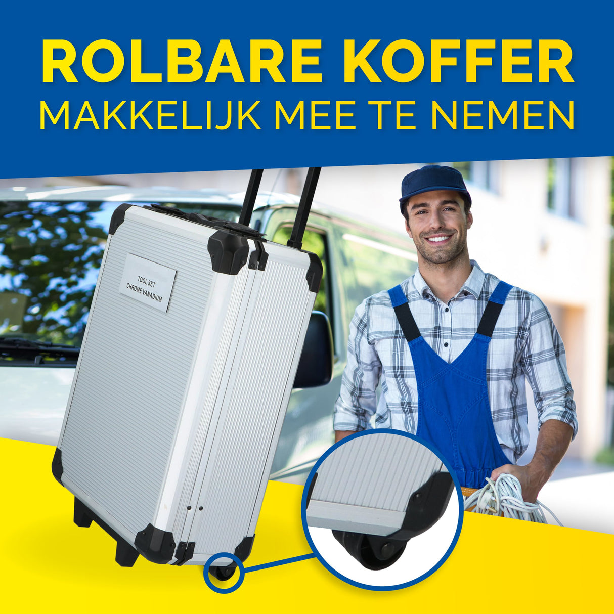 Kinzo handgereedschapset 187-delig