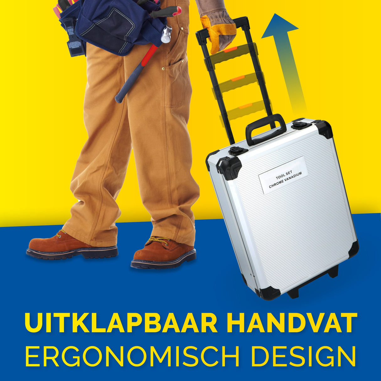 Kinzo handgereedschapset 187-delig