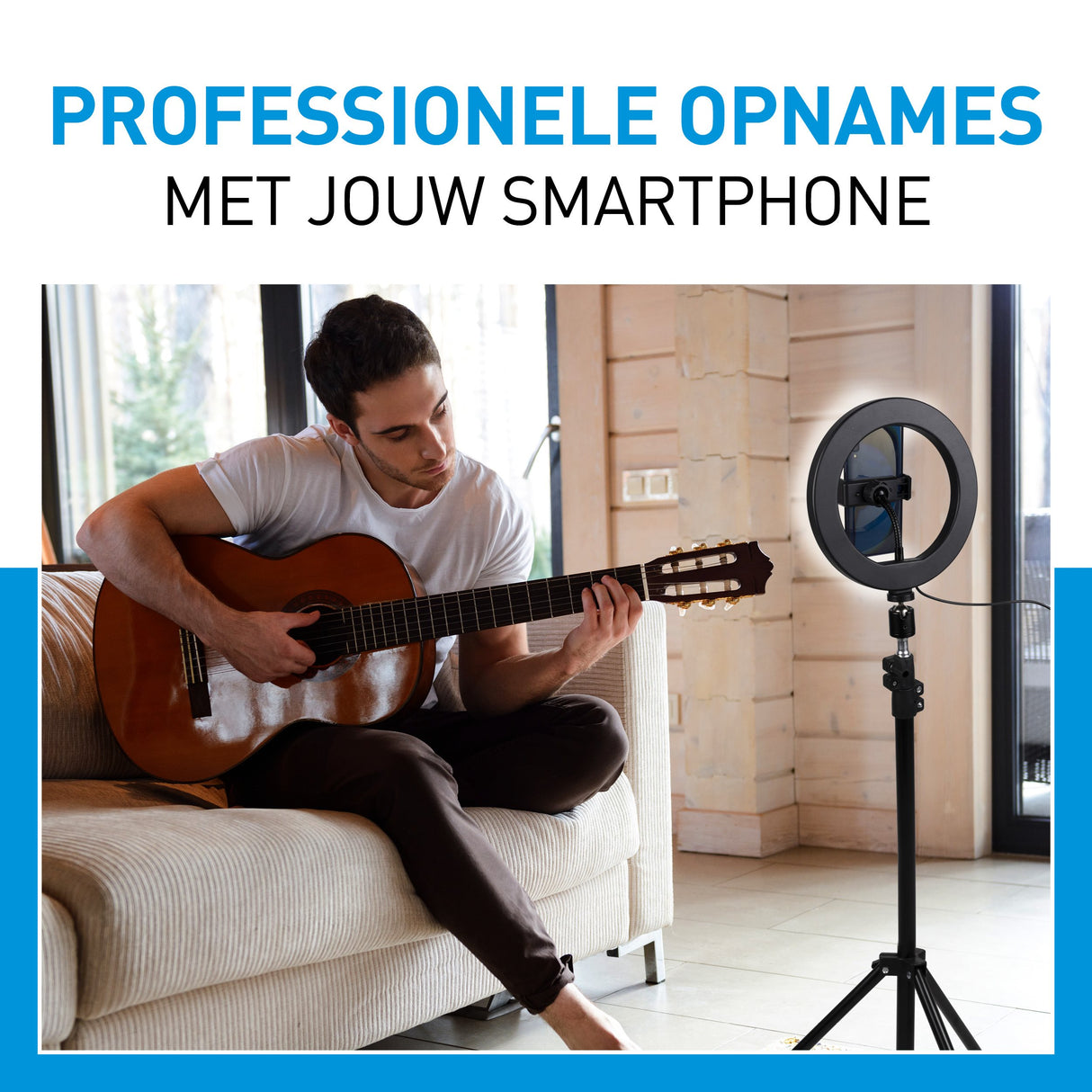 Grundig Selfie Ringlamp - 210 cm - maximondo