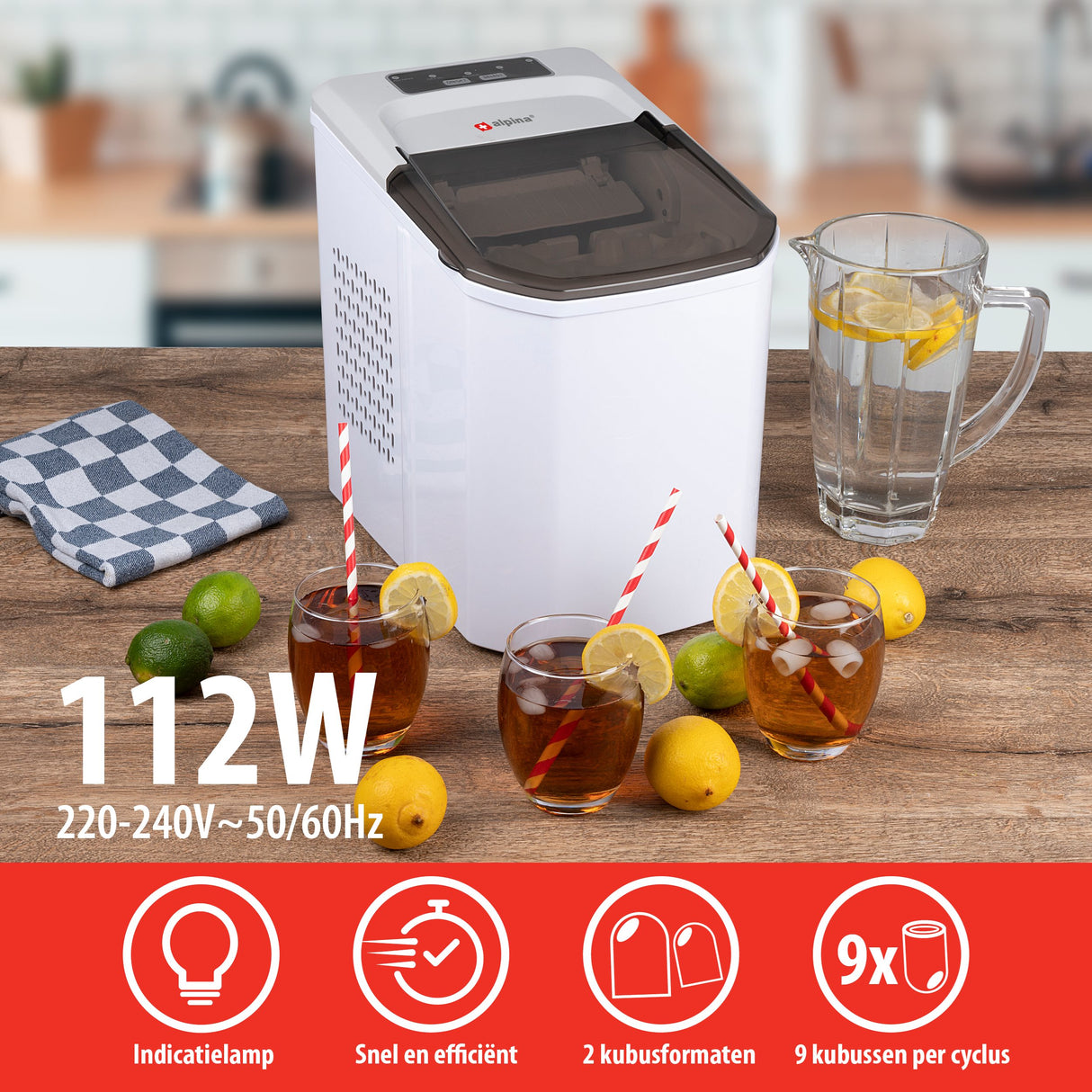 Ice cube maker 220-240V 112W - maximondo