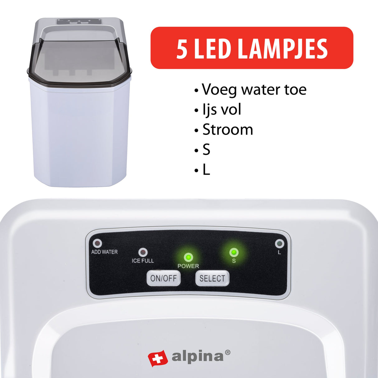 Ice cube maker 220-240V 112W - maximondo