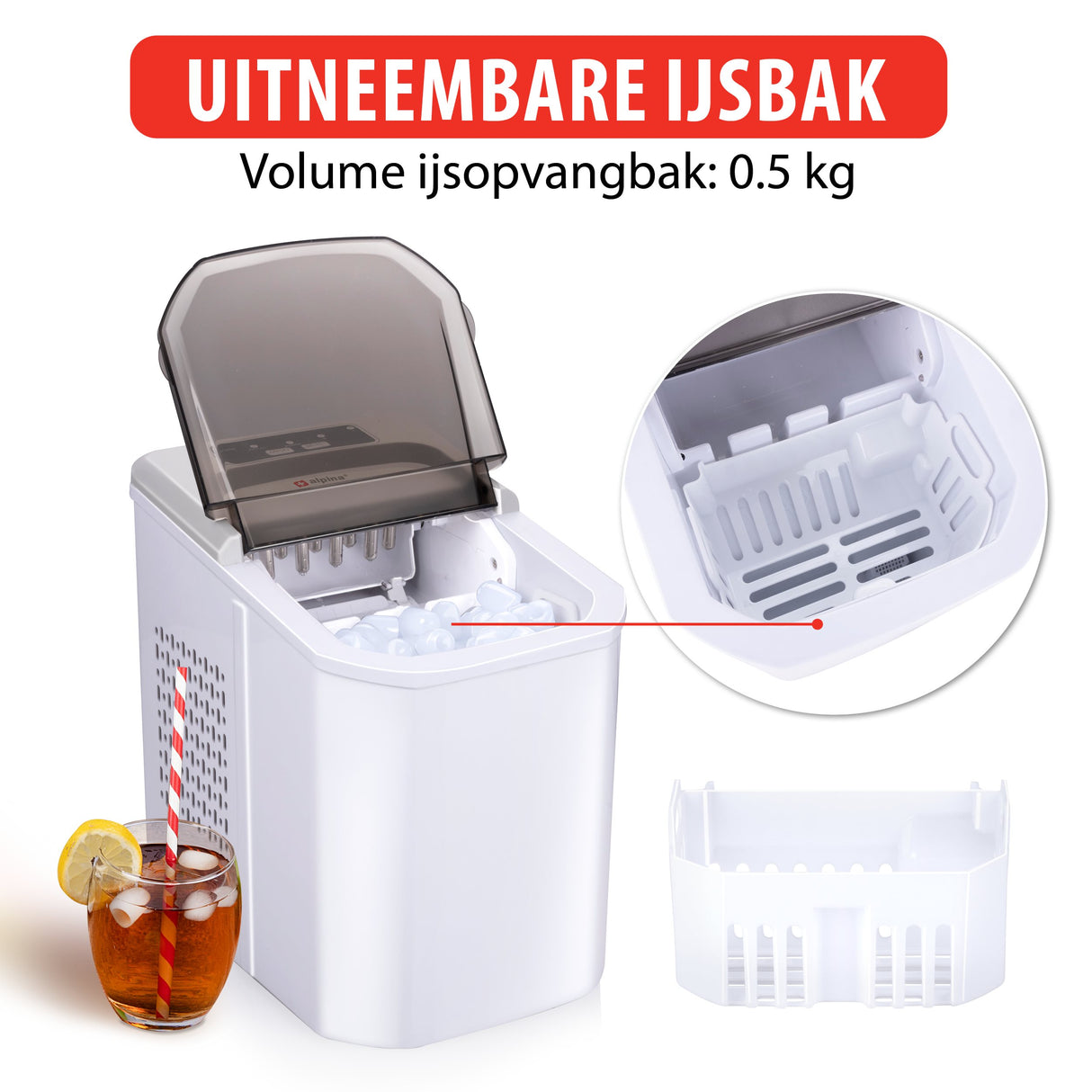 Ice cube maker 220-240V 112W - maximondo