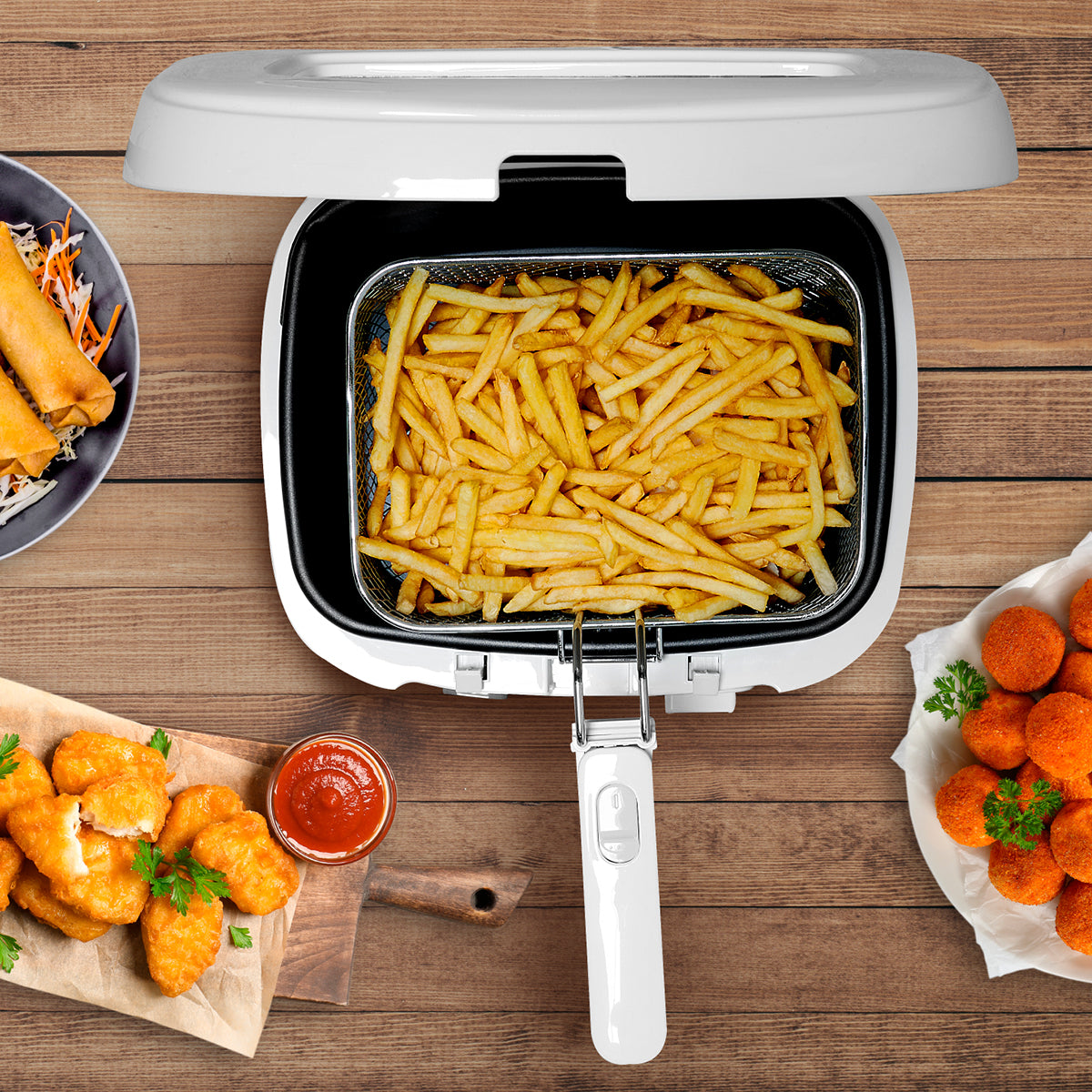 alpina Frituurpan 2.5L - Wit - maximondo