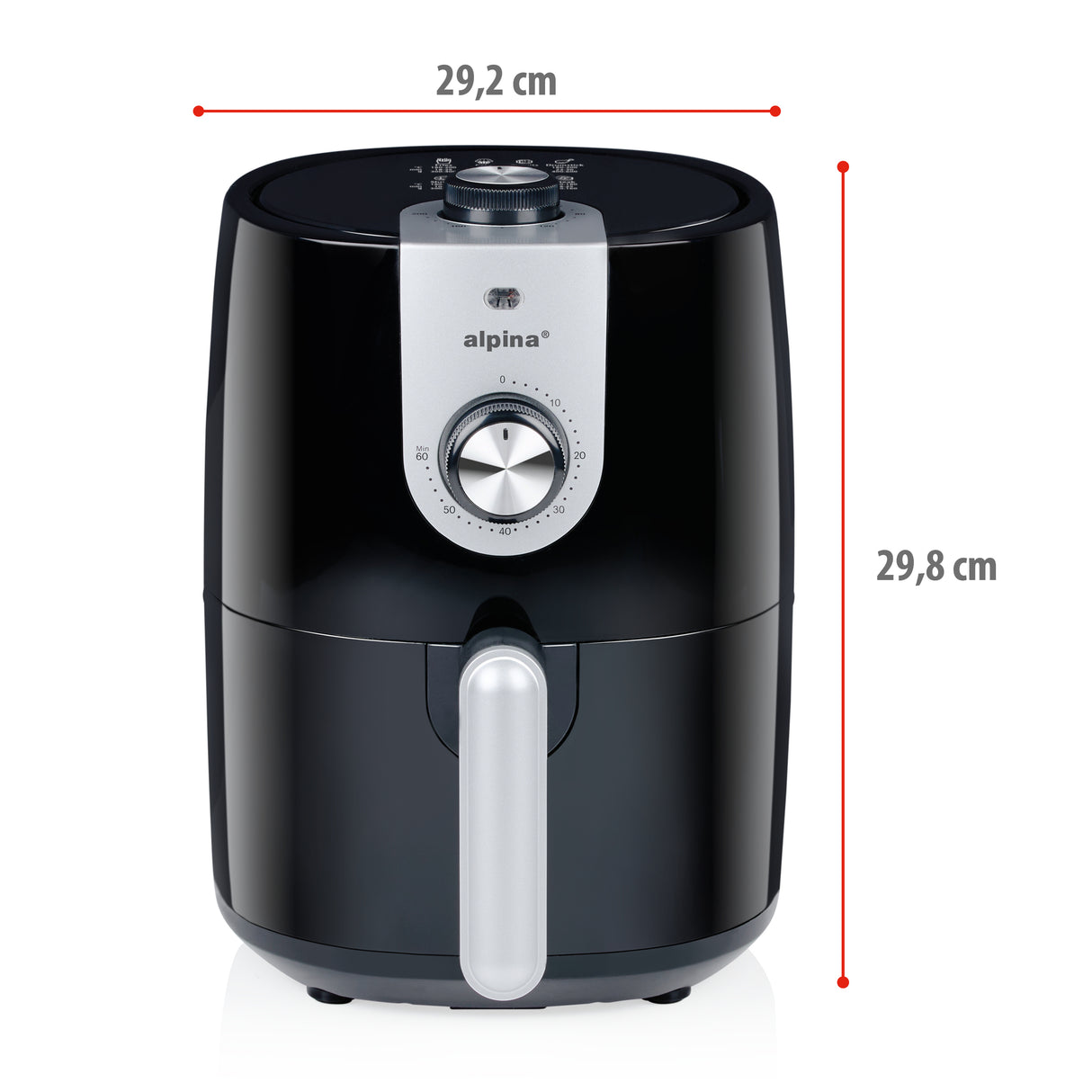 alpina Airfryer 2L Heteluchtfriteuse - maximondo