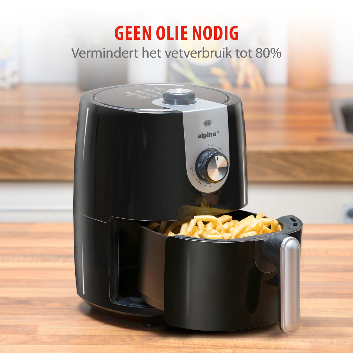 alpina Airfryer 2L Heteluchtfriteuse - maximondo