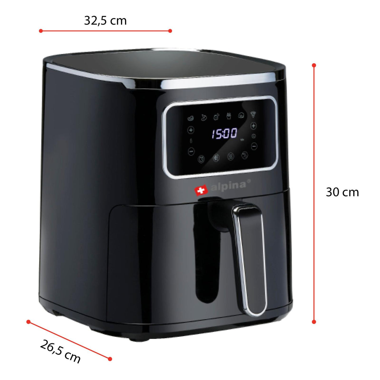 Airfryer Digitaal 4.5L - maximondo