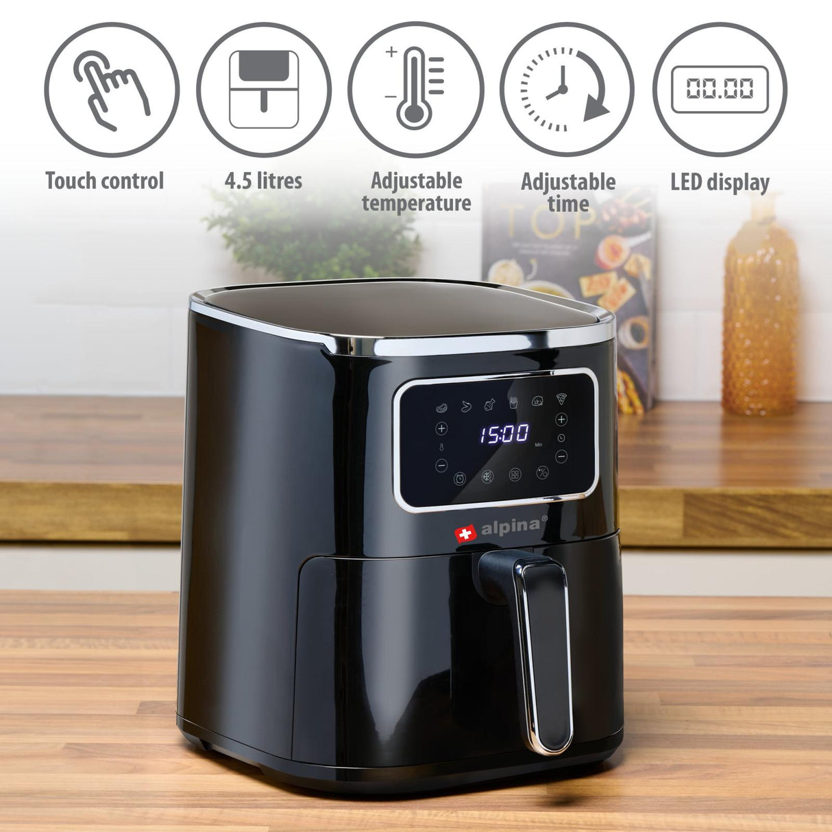 Airfryer Digitaal 4.5L - maximondo