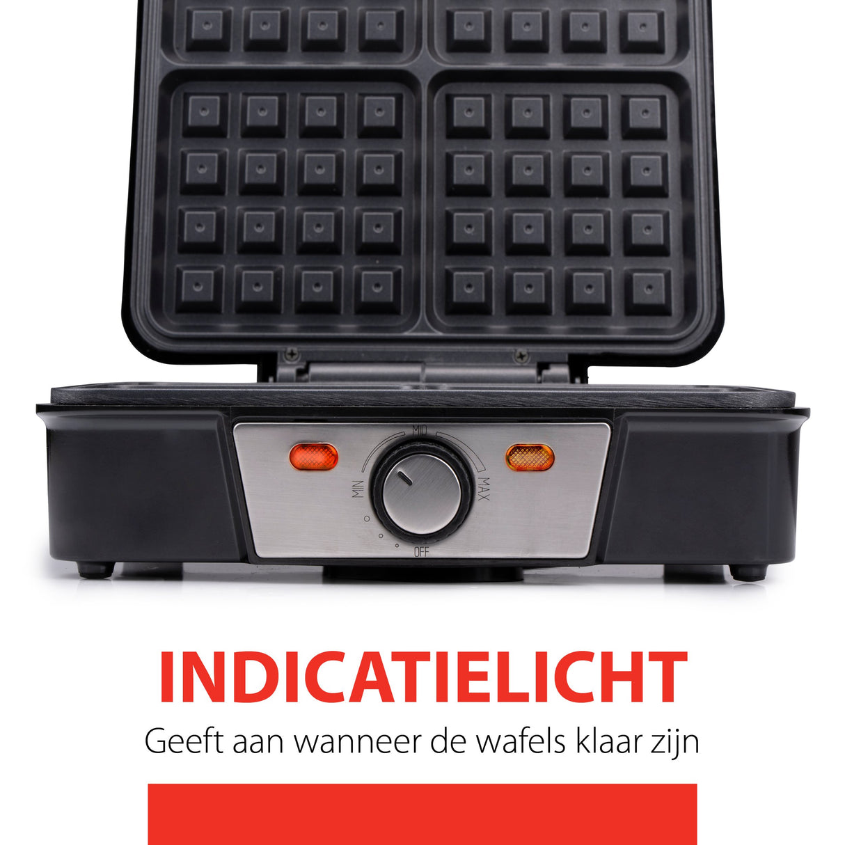 alpina Wafelijzer 4 Wafels 1200W - maximondo