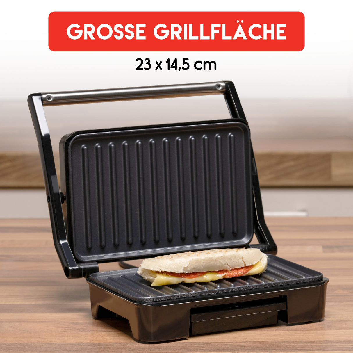 alpina Contactgrill 750W Tosti Grill - maximondo