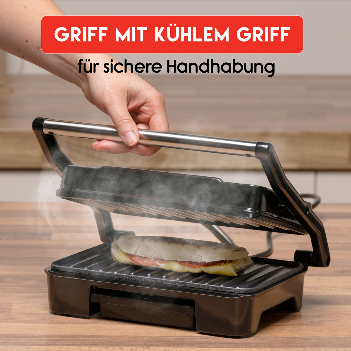 alpina Contactgrill 750W Tosti Grill - maximondo