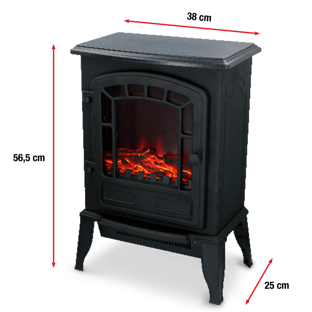 Classic Fire Sfeerhaard Elektrisch Torino 2000W - maximondo