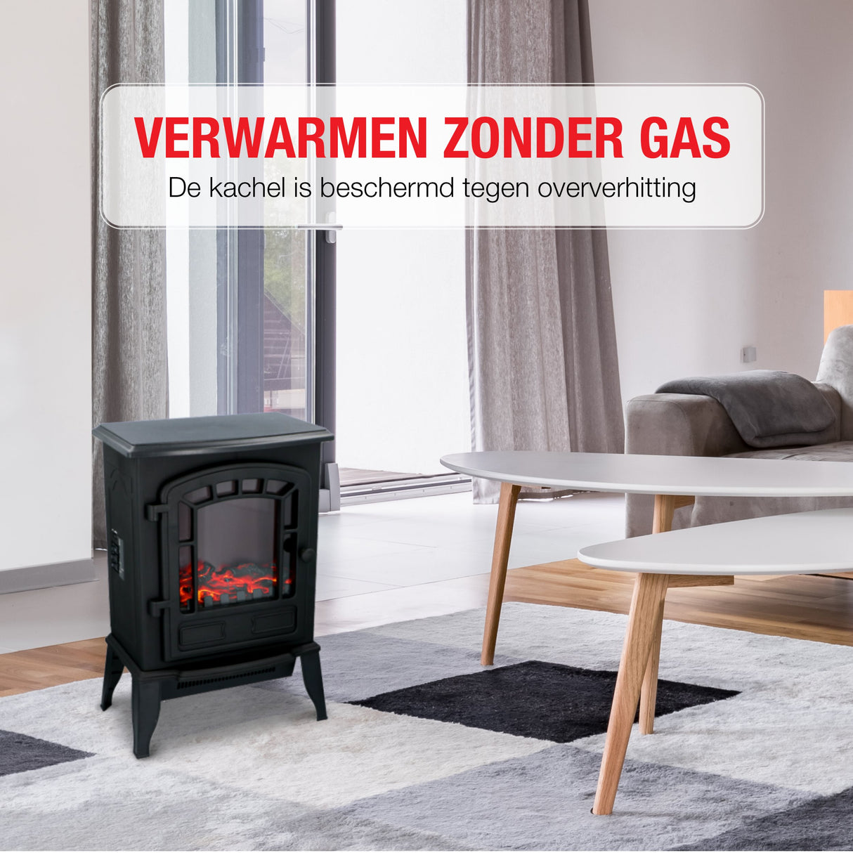 Classic Fire Sfeerhaard Elektrisch Torino 2000W - maximondo