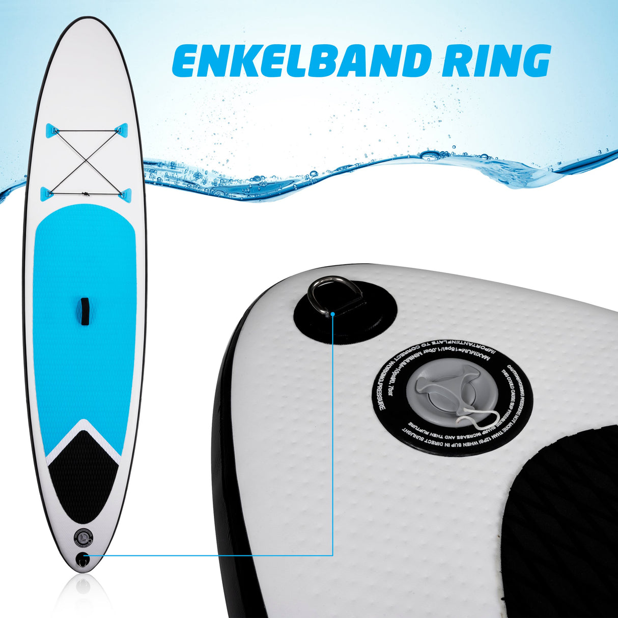 Eddy Toys SUP Board Opblaasbaar - maximondo