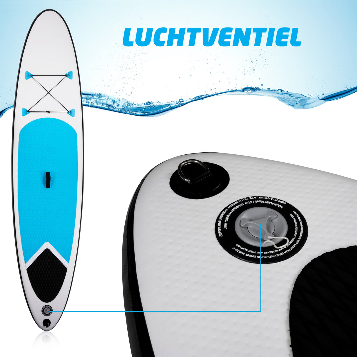 Eddy Toys SUP Board Opblaasbaar - maximondo