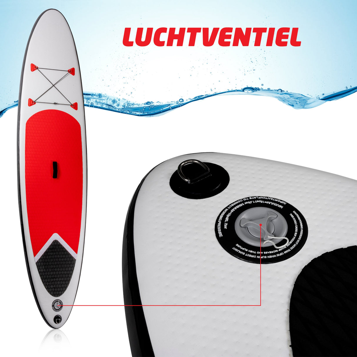 SUP Board Opblaasbaar Compleet Set - maximondo