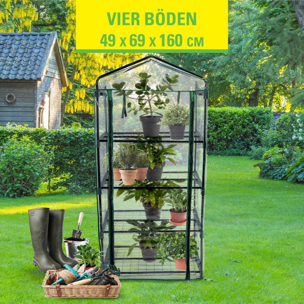 Kinzo Plastic broeikas 4 verdiepingen - maximondo