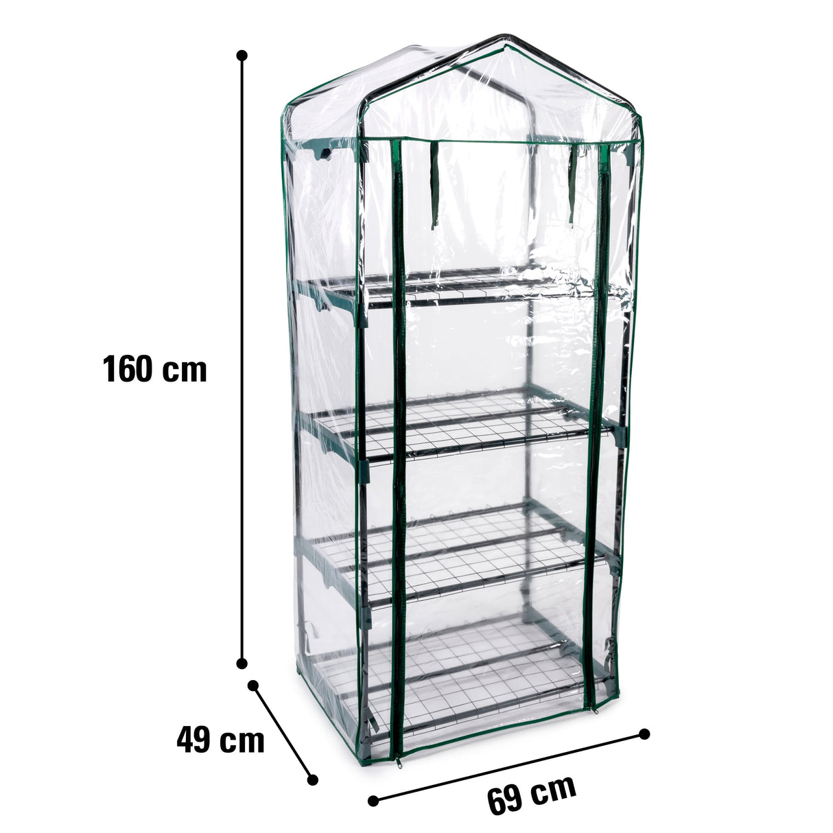 Kinzo Plastic broeikas 4 verdiepingen - maximondo