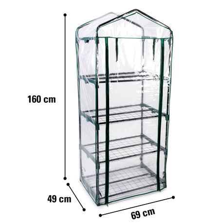 Kinzo Plastic broeikas 4 verdiepingen - maximondo