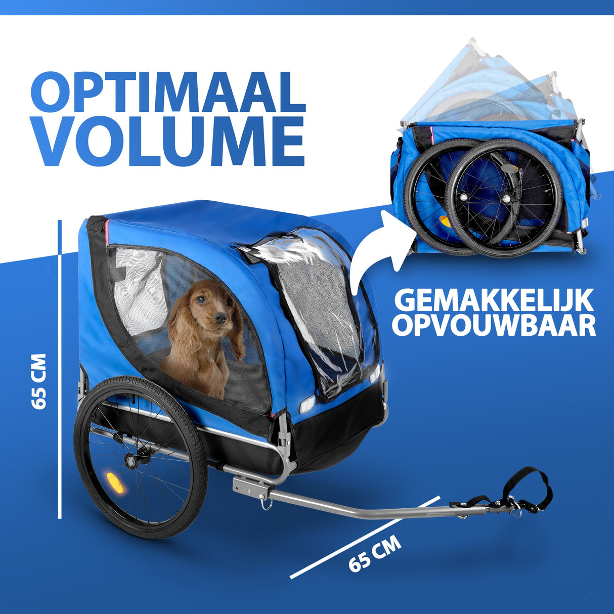 Bicycle Gear Hondenfietskar Opvouwbaar - maximondo