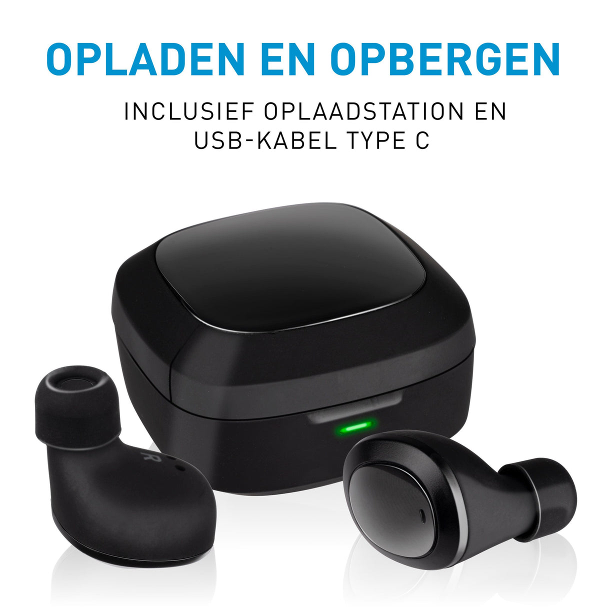 Grundig Oortjes Bluetooth Zwart - maximondo