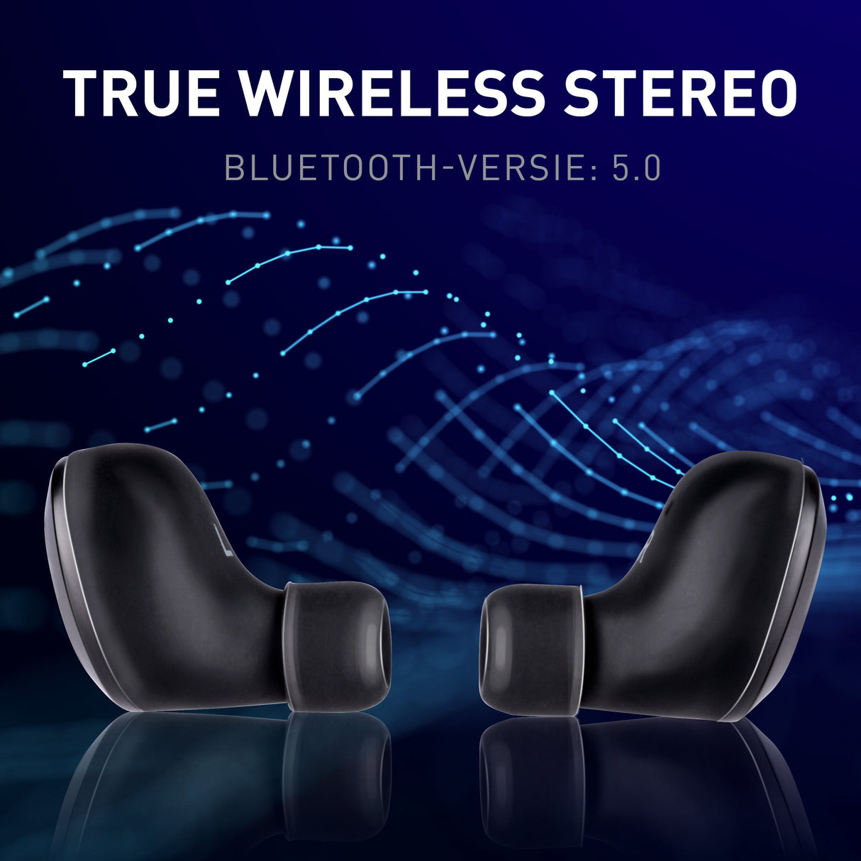 Grundig Oortjes Bluetooth Zwart - maximondo