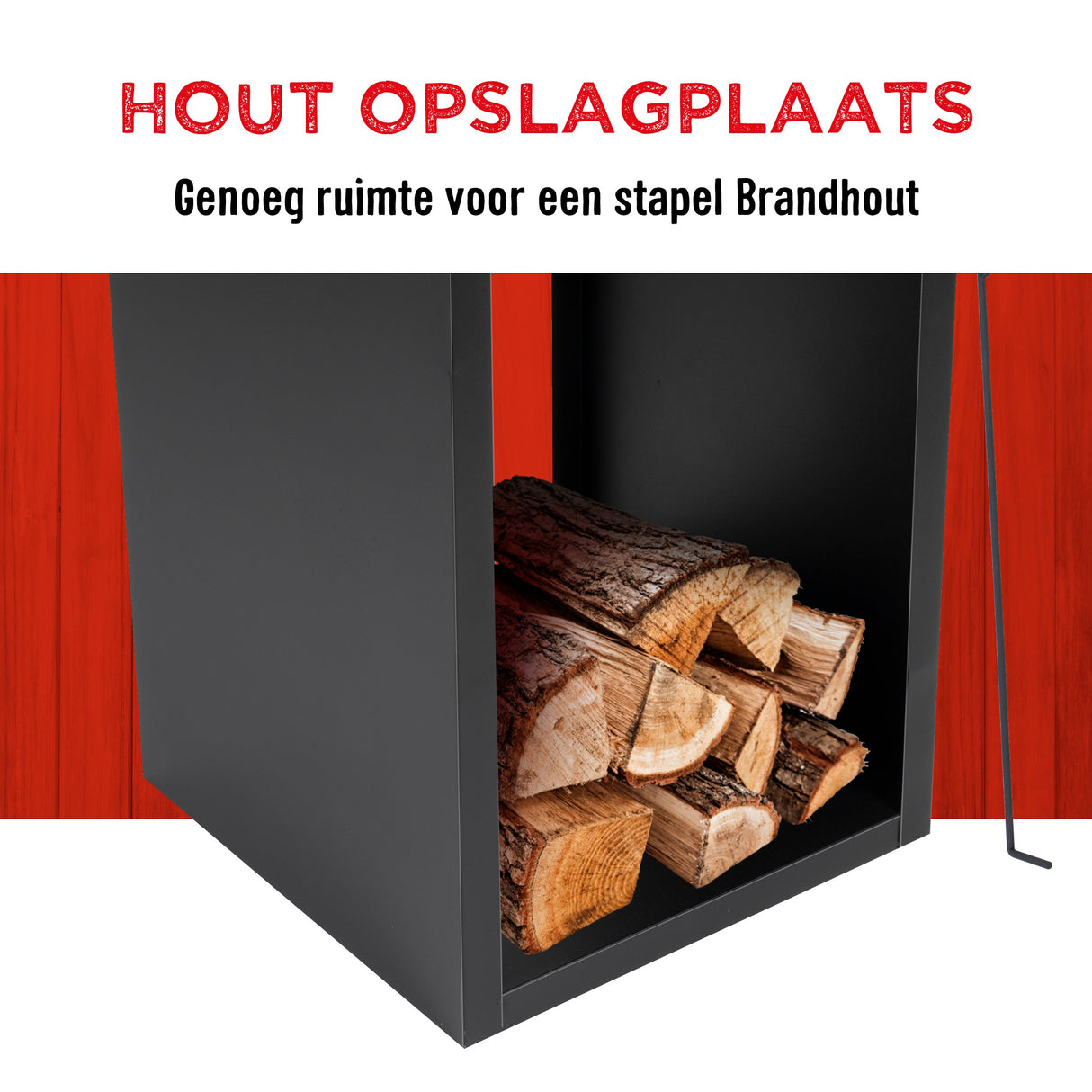 BBQ Collection Vuurkorf 39x39x85 cm - maximondo