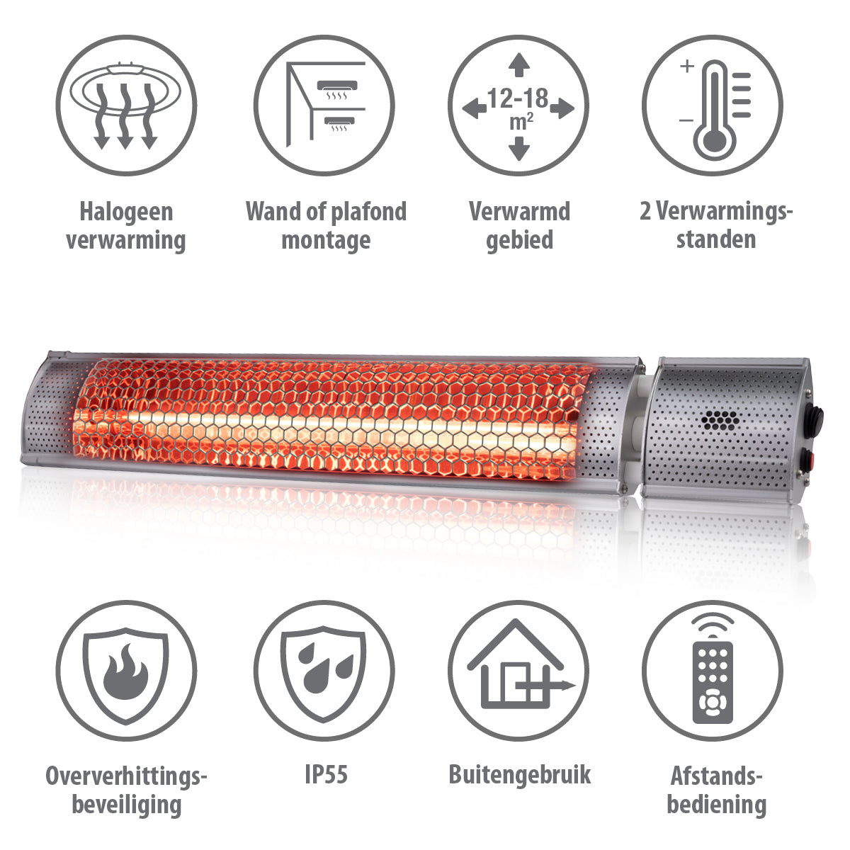 alpina Terrasverwarmer 2000W - maximondo