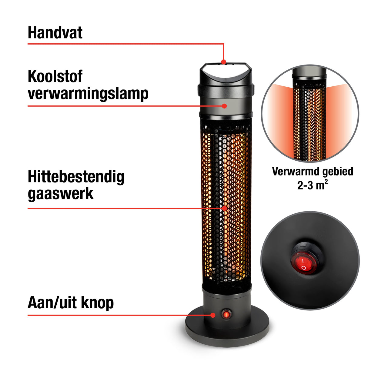 alpina Infrarood Heater 800W - maximondo