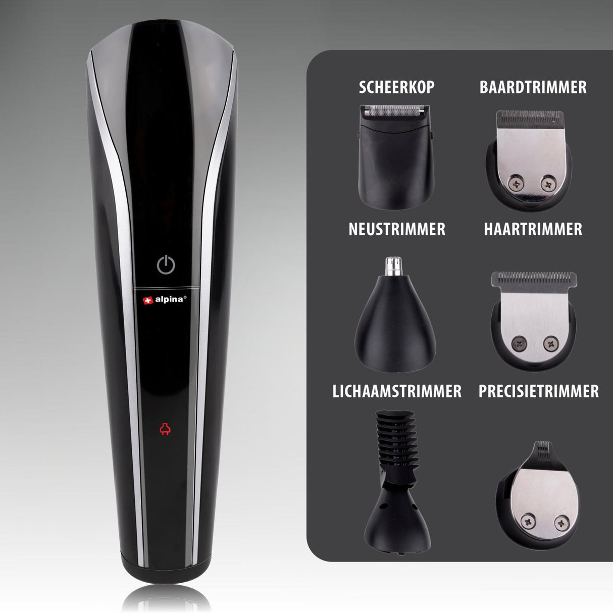 Tondeuseset Gezicht en Body 3 Watt - maximondo