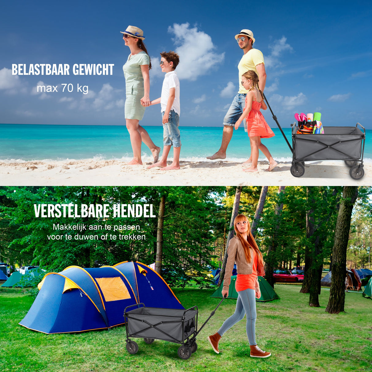 Camp Active Bolderkar Opvouwbaar - maximondo