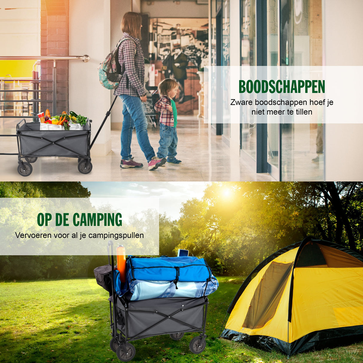 Camp Active Bolderkar Opvouwbaar - maximondo