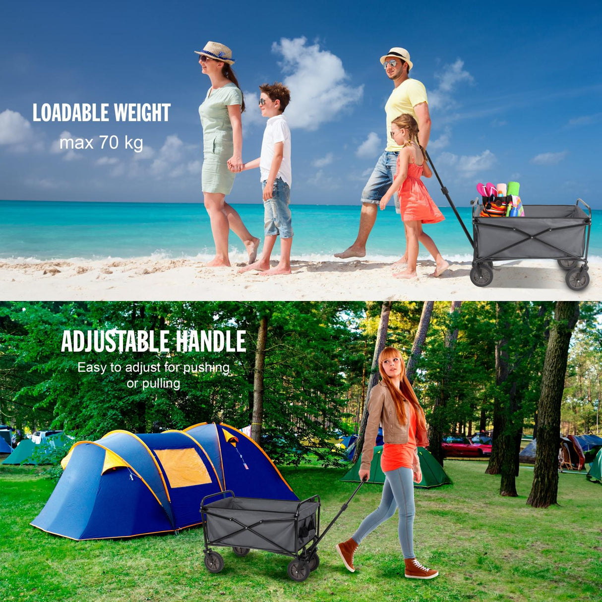 Camp Active Bolderkar Opvouwbaar - maximondo
