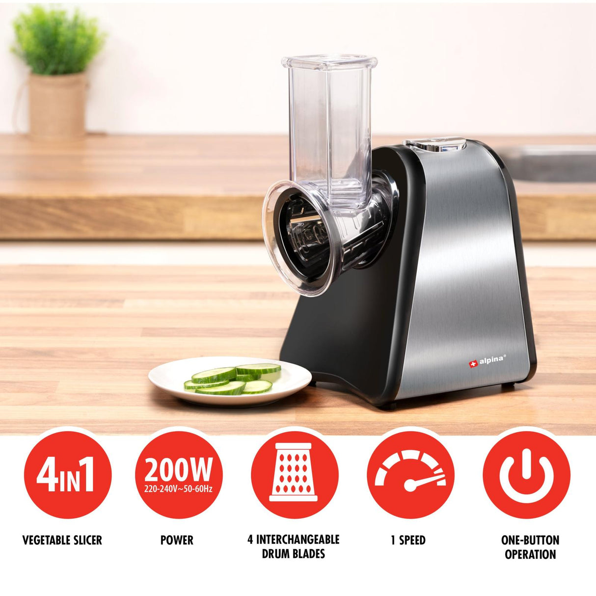 4-in-1 Groentesnijder - maximondo