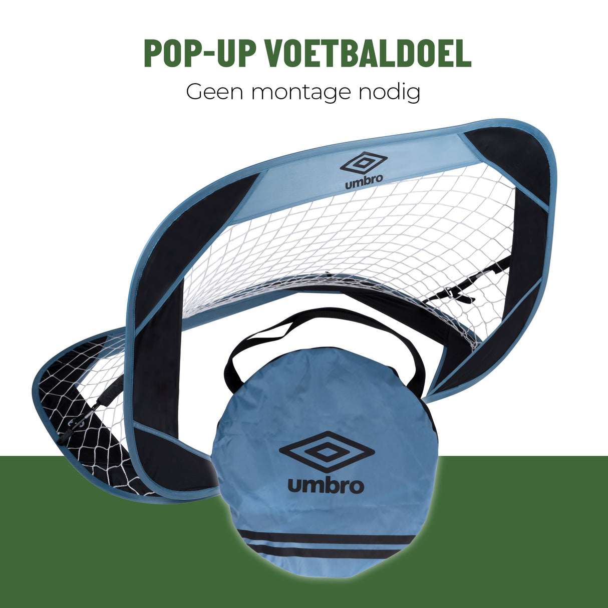 Umbro Pop Up Voetbaldoel 110x78x78 cm - maximondo