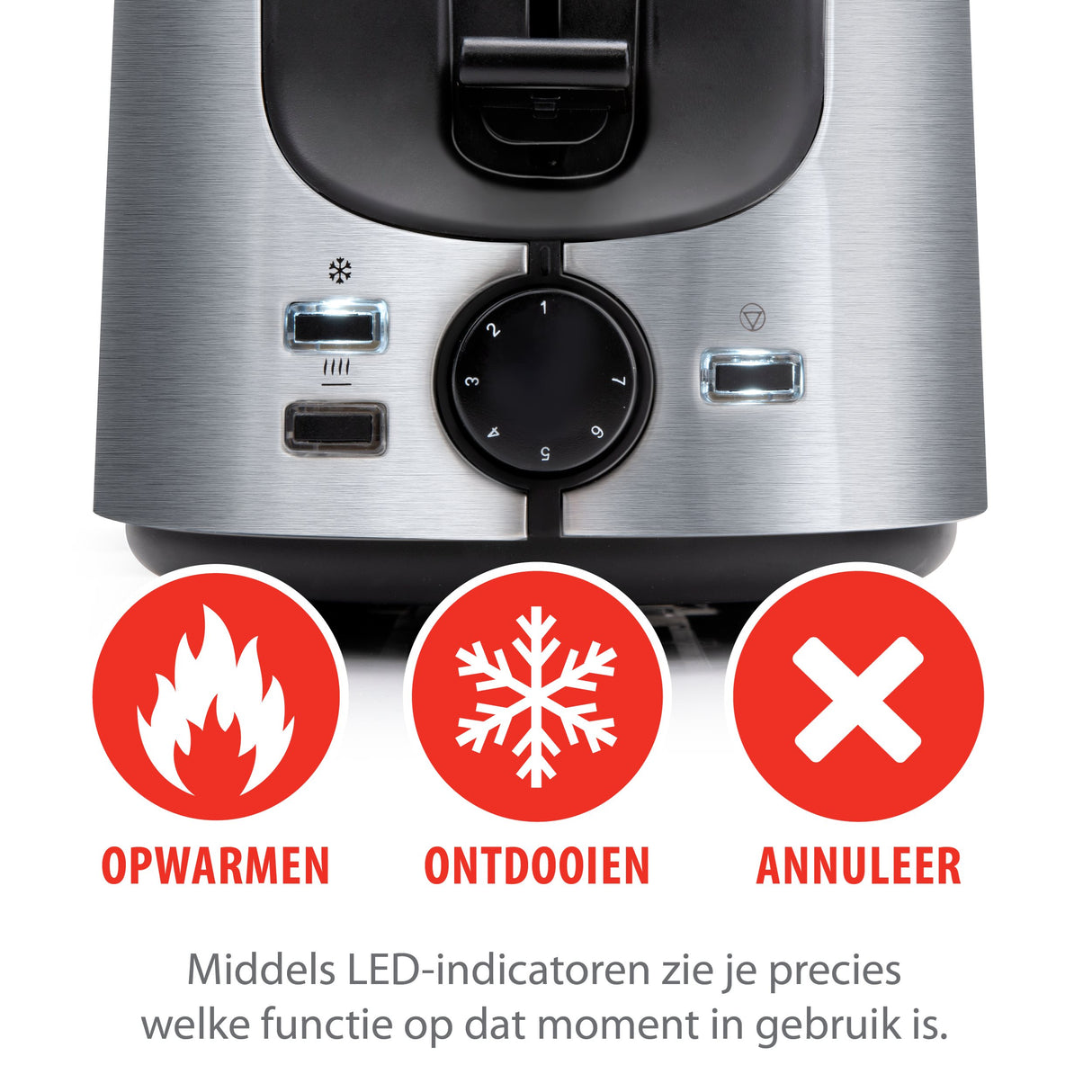 alpina Broodrooster - 7 Bruiningsniveau's - maximondo