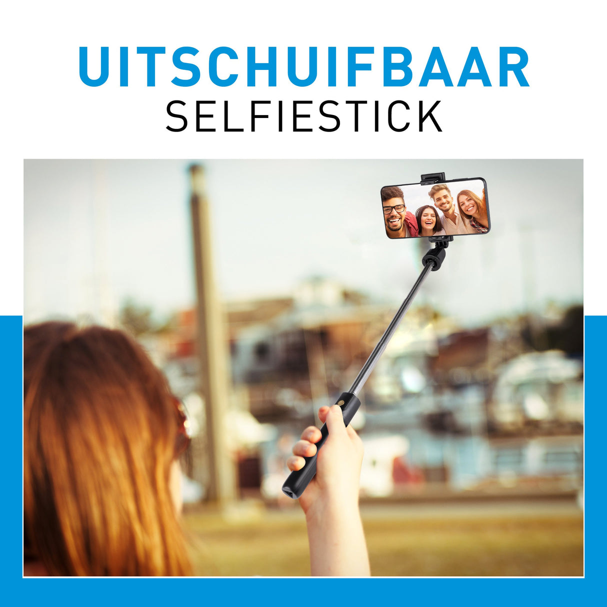 Grundig Selfie Stick & Statief, 120° - maximondo