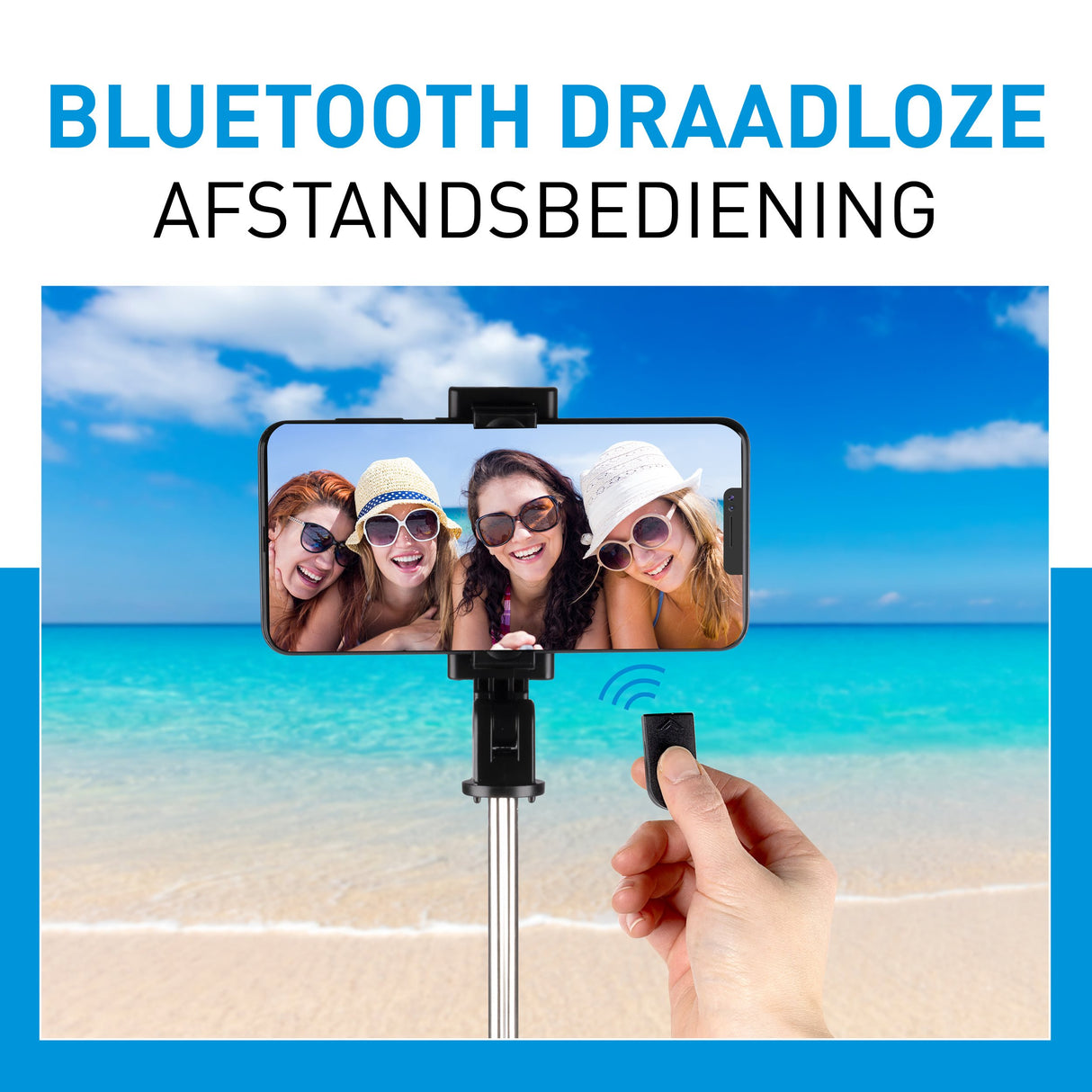 Grundig Selfie Stick & Statief, 120° - maximondo