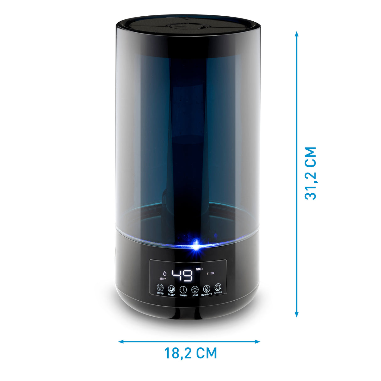 Grundig Luchtbevochtiger en Diffuser Aromatherapie - Zwart - maximondo