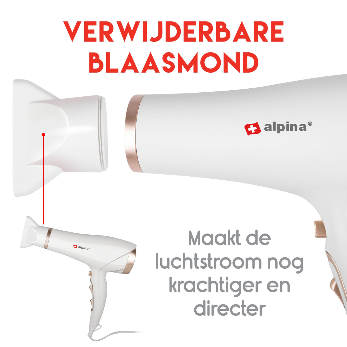 alpina Föhn 1900-2300W - Haardroger - maximondo