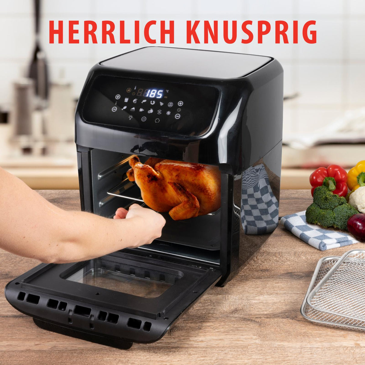 Hetelucht Oven/ Airfryer 12 Liter - maximondo