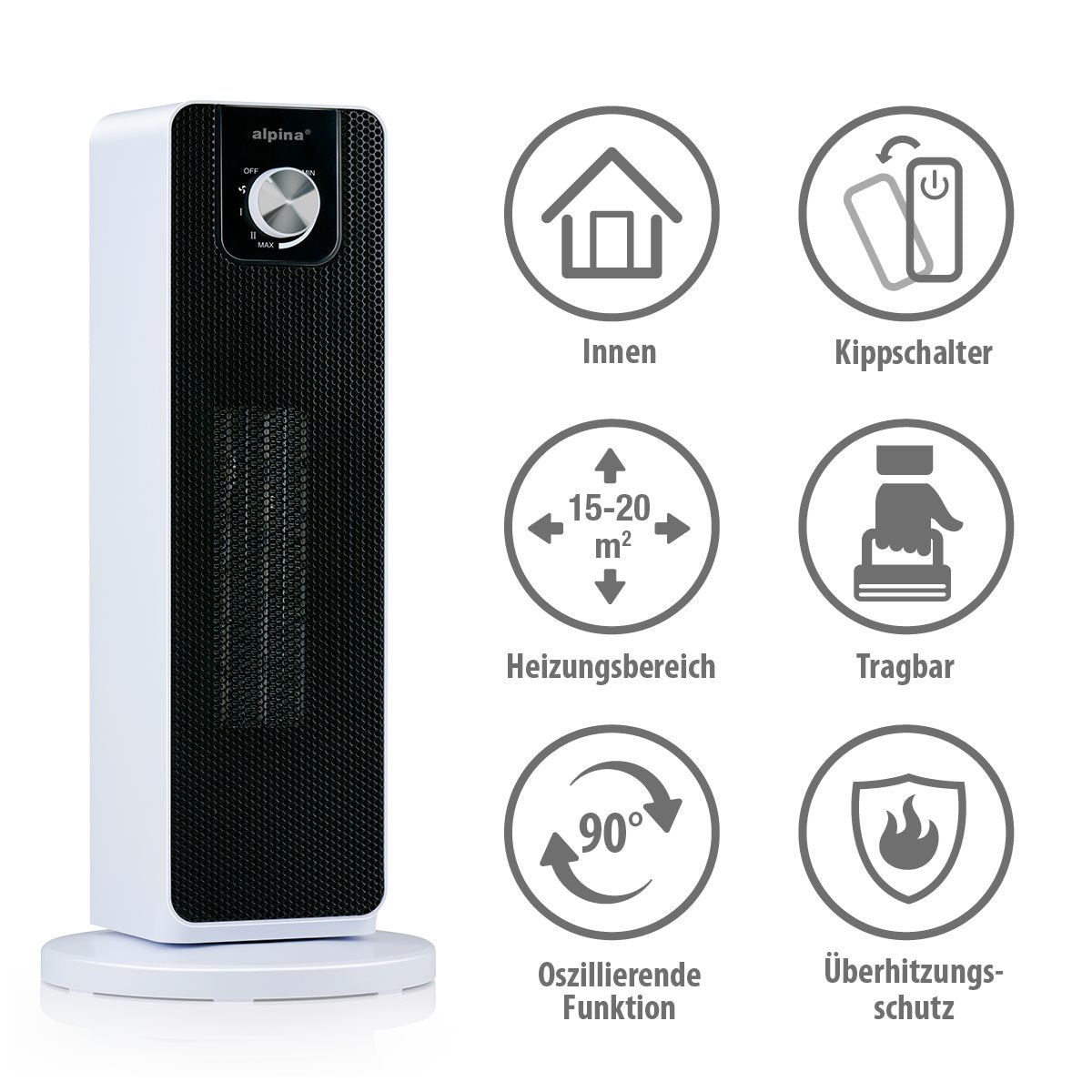 alpina Verwarming 2000W - maximondo