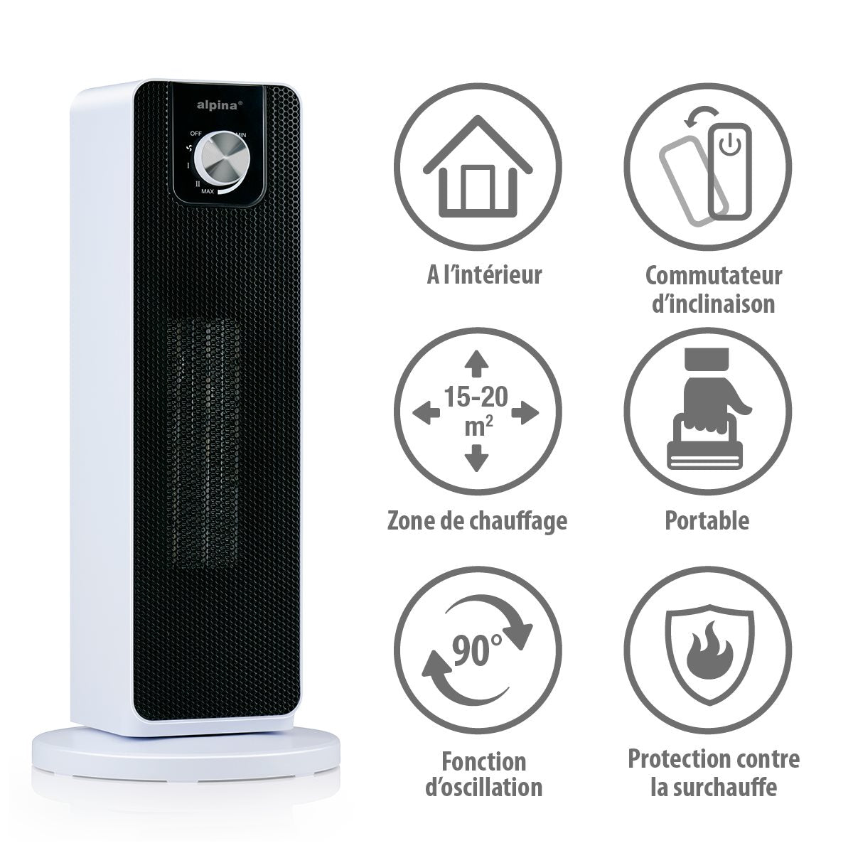 alpina Verwarming 2000W - maximondo