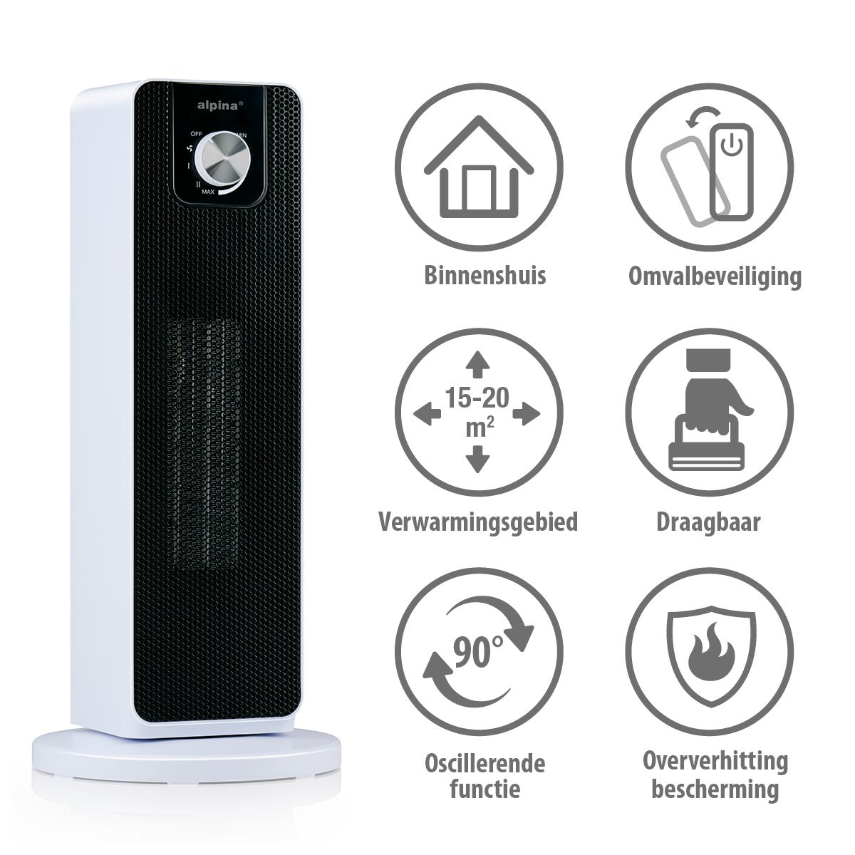 alpina Verwarming 2000W - maximondo