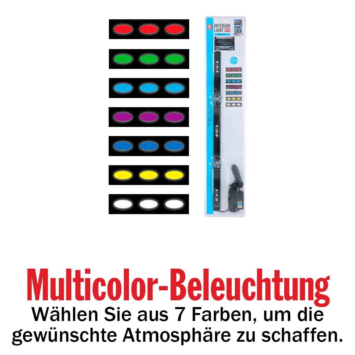 All Ride LED Strip Auto 70cm - maximondo