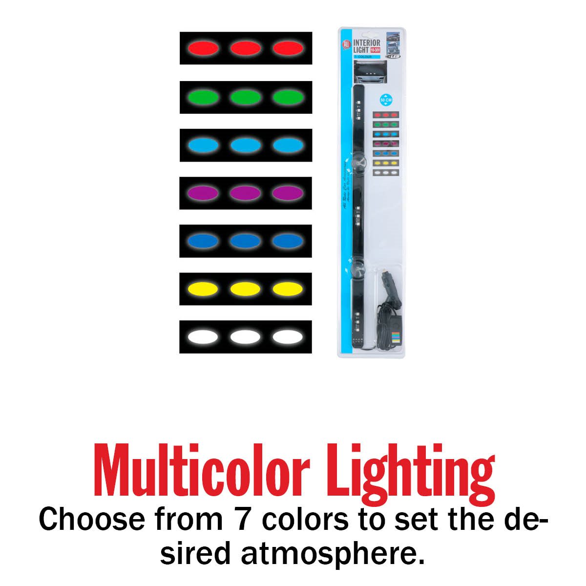 All Ride LED Strip Auto 70cm - maximondo